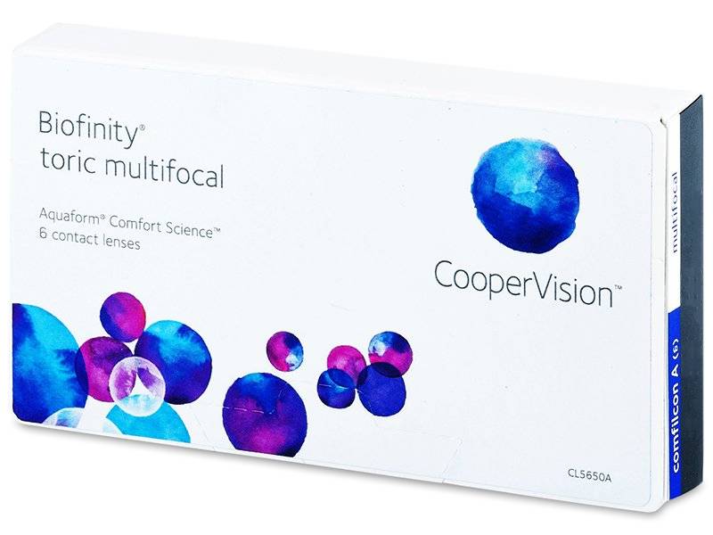 Lentile de contact lunare  Biofinity Toric Multifocal (6 lentile)