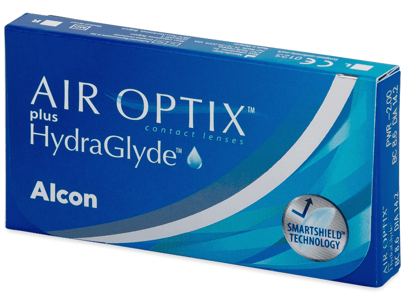 Lentile de contact lunare  Air Optix plus HydraGlyde (3 lentile)