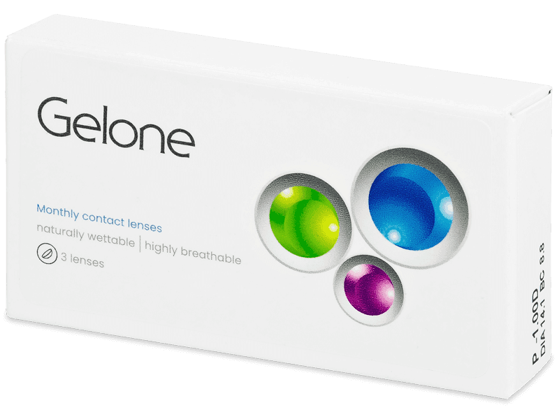 Lentile de contact lunare Gelone Monthly (3 lentile)