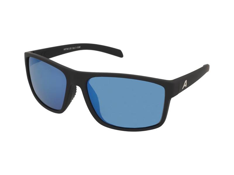 Sports Ochelari de vedere ,Ochelari de soare Alpina Nacan I P Black Matt/Blue Mirror