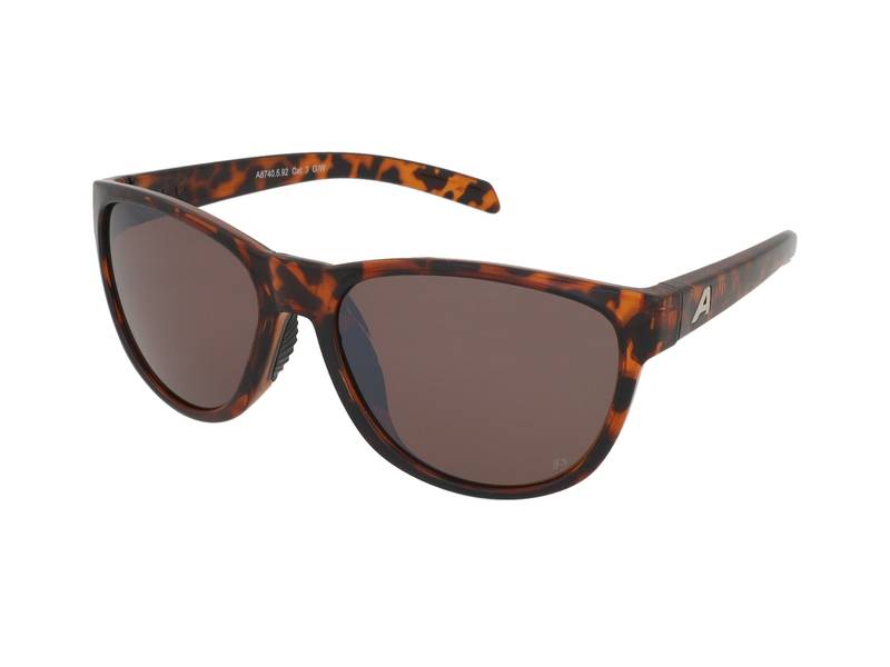 Ochelari de soare Alpina Nacan II P Havana Gloss/Silver Mirror