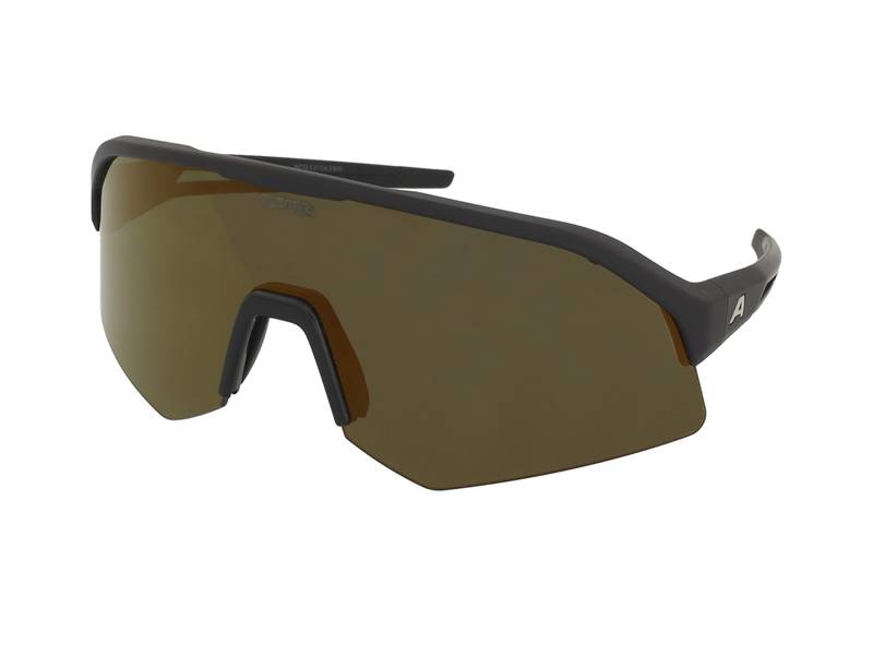 Sports Ochelari de vedere ,Ochelari de soare Alpina Sonic HR Q Black Matt/Gold Mirror