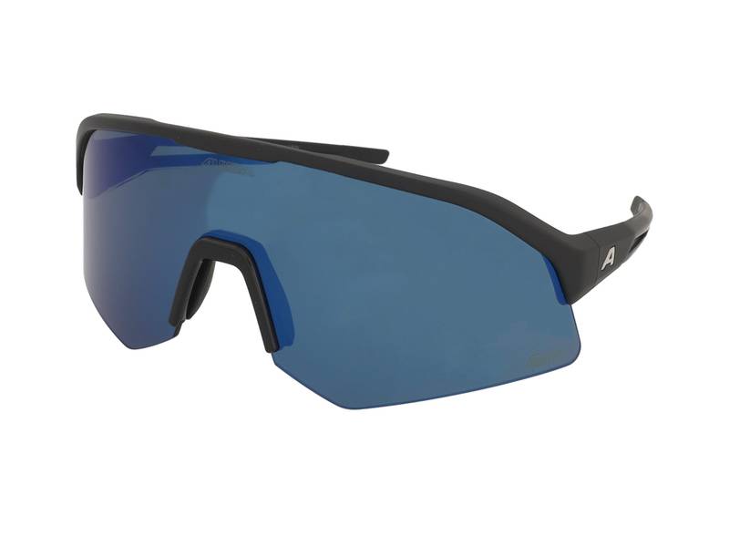 Ochelari de soare Alpina Sonic HR Q-Lite Black Matt/Blue Mirror