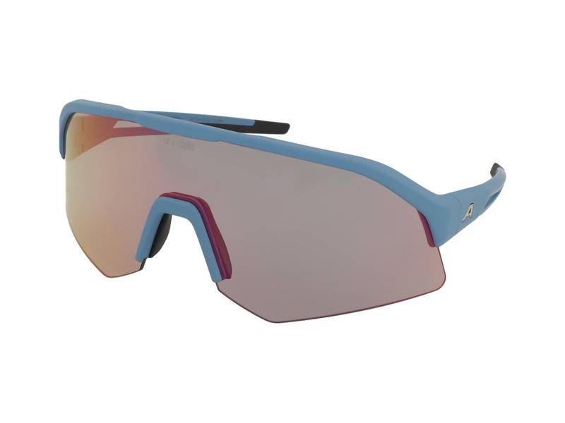 Sports Ochelari de vedere ,Ochelari de soare Alpina Sonic HR QV Smoke Blue Matt/Rainbow Mirror